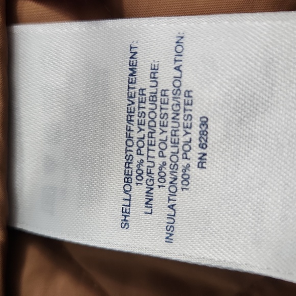 Lands' End Camel Colored Quilted Mid-Length Jacket - Size 3X - Picture 12 of 15